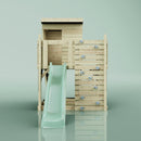 Cabane enfant sur pilotis PolarPlay Aurores boréales