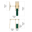 Balançoire REBO Orchidée