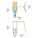 Balançoire PolarPlay Renard Rouge