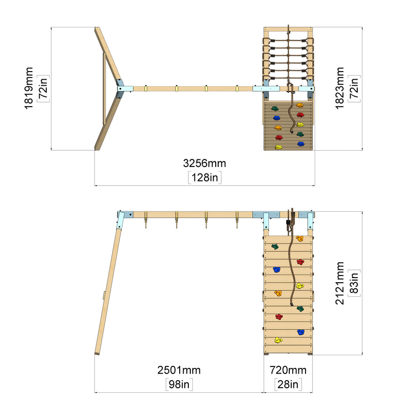 Portique à grimper PolarPlay Pélican